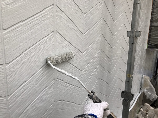 東京都清瀬市　外壁塗装　雨樋塗装　リフォームサミット専用塗料　RSシルバーマットSi　定期訪問サポート (1)