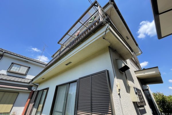 東京都東大和市　K様邸　外壁塗装　付帯部塗装　金属屋根塗装