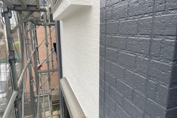 東京都東大和市　K様邸　外壁の仕上げ塗装　シリコンREVO