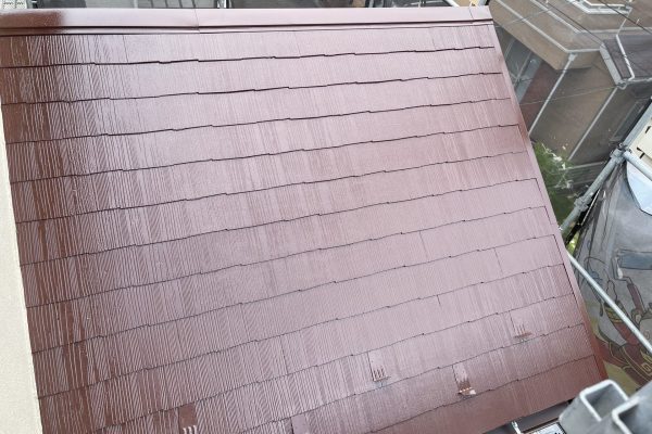東京都立川市　T様邸　屋根・外壁塗装工事　屋根塗装の施工前と施工後