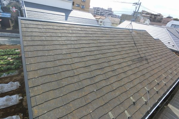 東京都国分寺市　K様邸　外壁塗装・屋根カバー工事　施工前の屋根