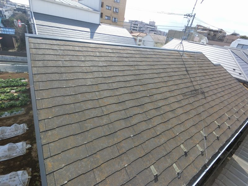 東京都国分寺市　K様邸　外壁塗装・屋根カバー工事　施工前の屋根