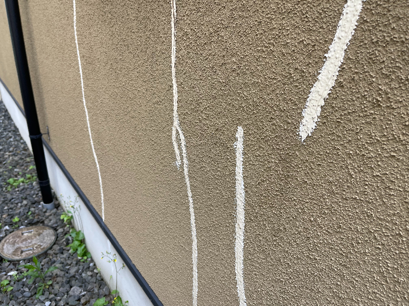 築10年ほど 外壁クラック補修と外壁塗装を行わさせていただきました！【東京都東村山市 O様邸】外壁塗装工事