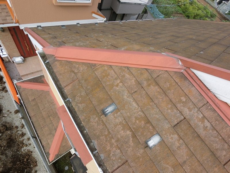 東京都武蔵村山市　S様邸　屋根カバー工事・外壁塗装工事　屋根の劣化症状　定期的な点検の実施をお勧めします