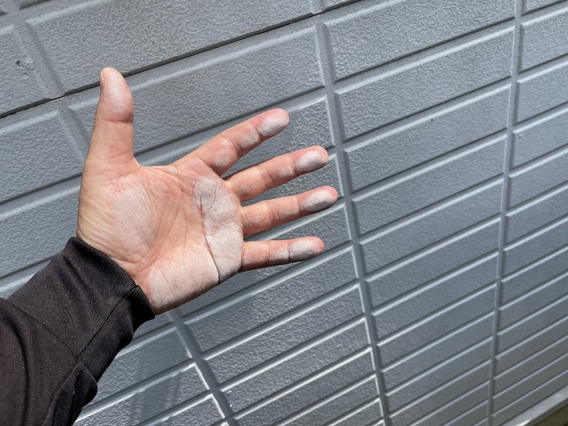 東京都東大和市　貸家　屋根塗装・外壁塗装工事　塗装工事が必要な劣化症状