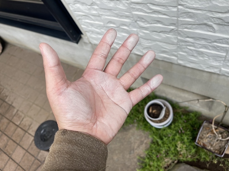 東京都東大和市　K様邸　屋根・外壁塗装工事　施工前　外壁の劣化症状