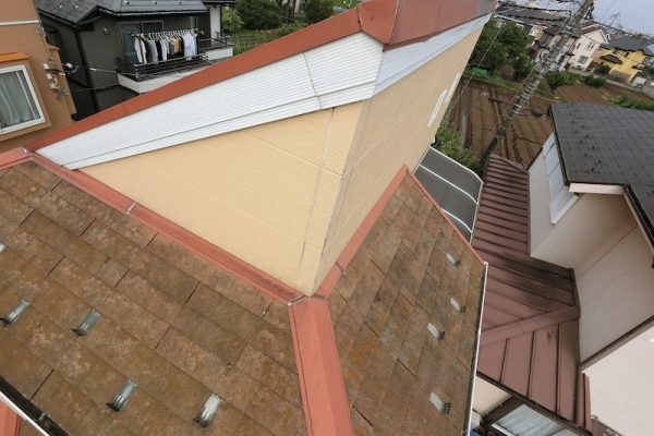 東京都武蔵村山市　S様邸　屋根工事　屋根のドローン調査