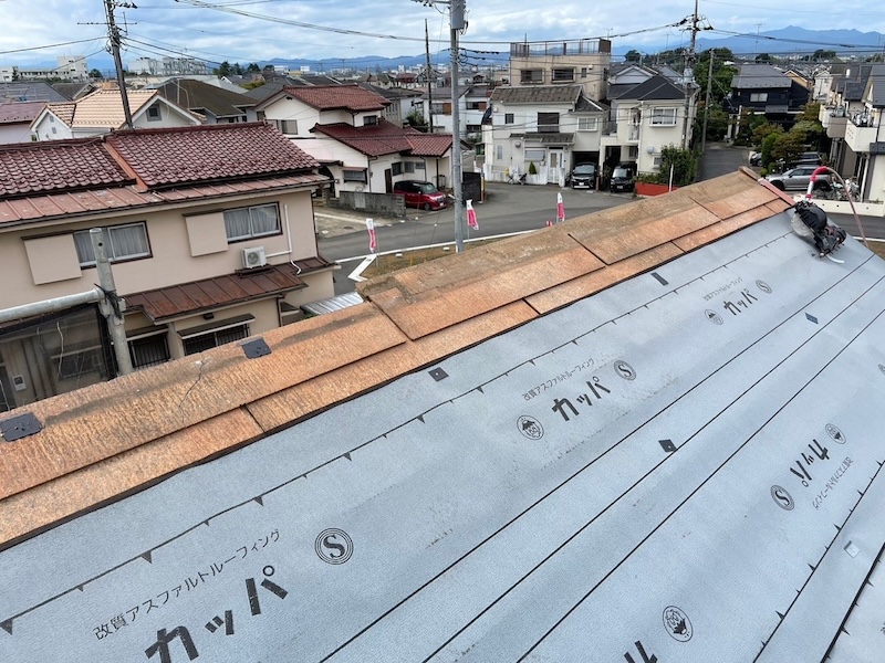 東京都武蔵村山市　S様邸　屋根工事　屋根カバー工法とは？