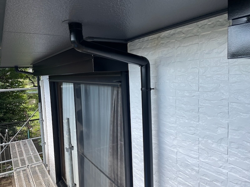 東京都東大和市　K様邸　屋根・外壁塗装工事　雨樋の役割と修理について