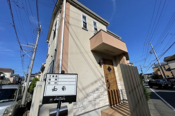 東京都東大和市　K様邸　屋根カバー工事・外壁塗装工事