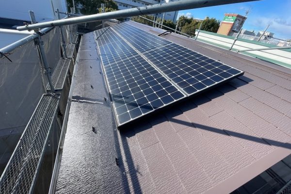 東京都小平市｜スレート屋根塗装 施工前から仕上げまでをレポート！遮熱塗料 スーパーシャネツサーモで塗装！