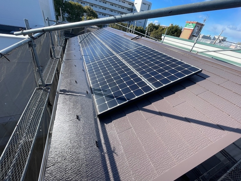 東京都小平市｜スレート屋根塗装 施工前から仕上げまでをレポート！遮熱塗料 スーパーシャネツサーモで塗装！