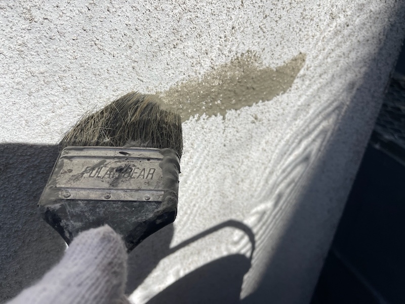 外壁に発生したクラックを補修しました！｜東京都小平市