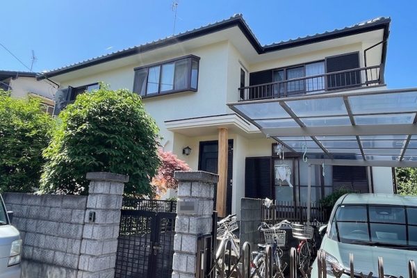 東京都東大和市 H様邸 外壁塗装・屋根漆喰補強工事「家の工事のことで詳しく説明があり、わかりやすかったです。出来栄えも満足しています」